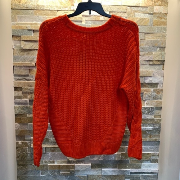 One A Mixed Knit Crew Neck Sweater - Picture 5 of 6